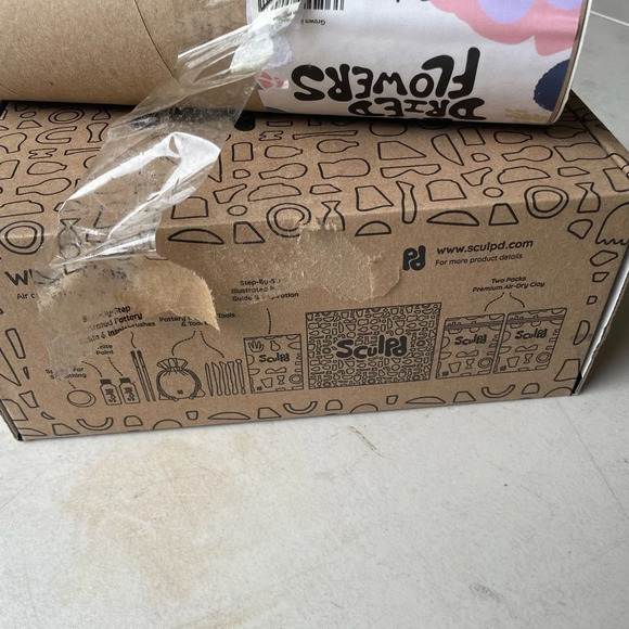 SALE!!! NWT Sculpd Dried Flower Vase Pottery Kit - Picture 12 of 14